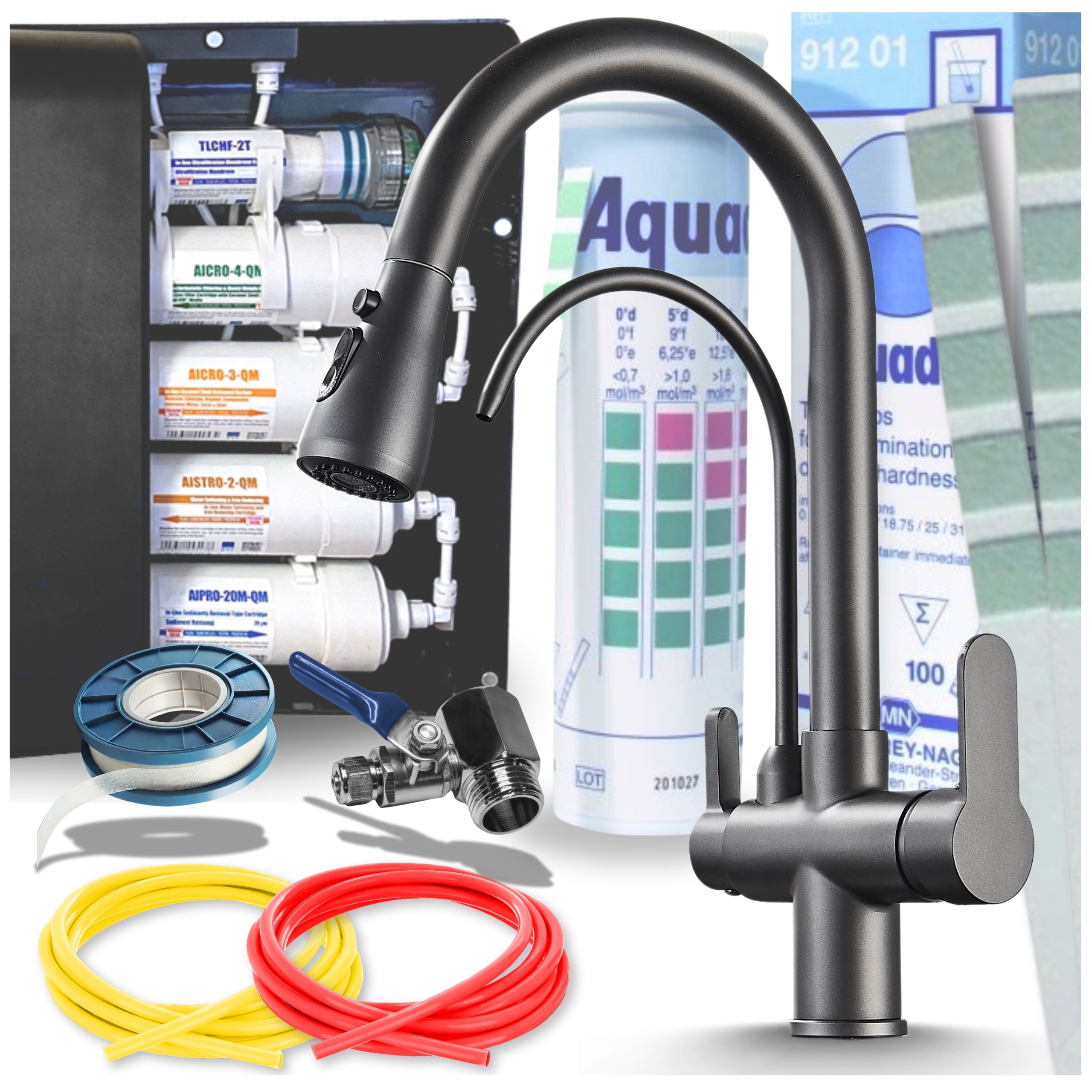 Sada pro filtrování 5stupňový kuchyňský filtr na pitnou vodu Kohoutek Komplet