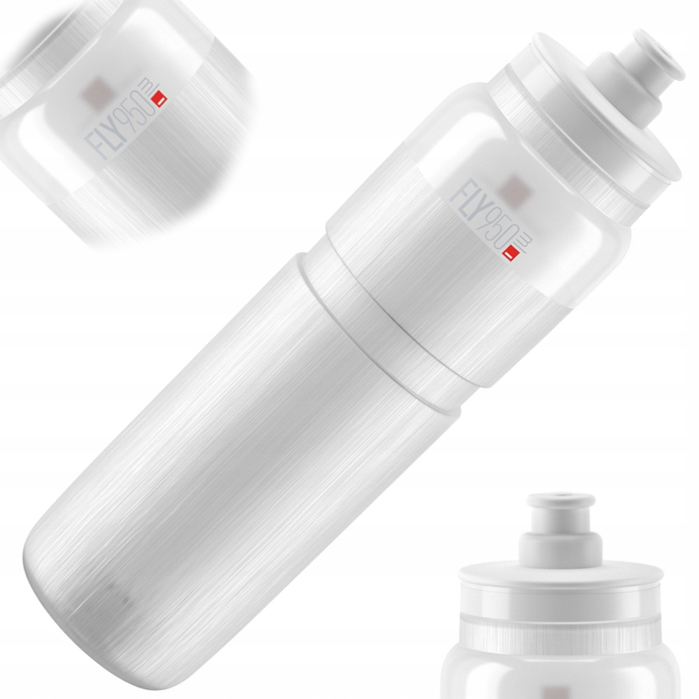 Bidon Elite FLY Tex przezroczysty 950 ml ULTRALEKKI