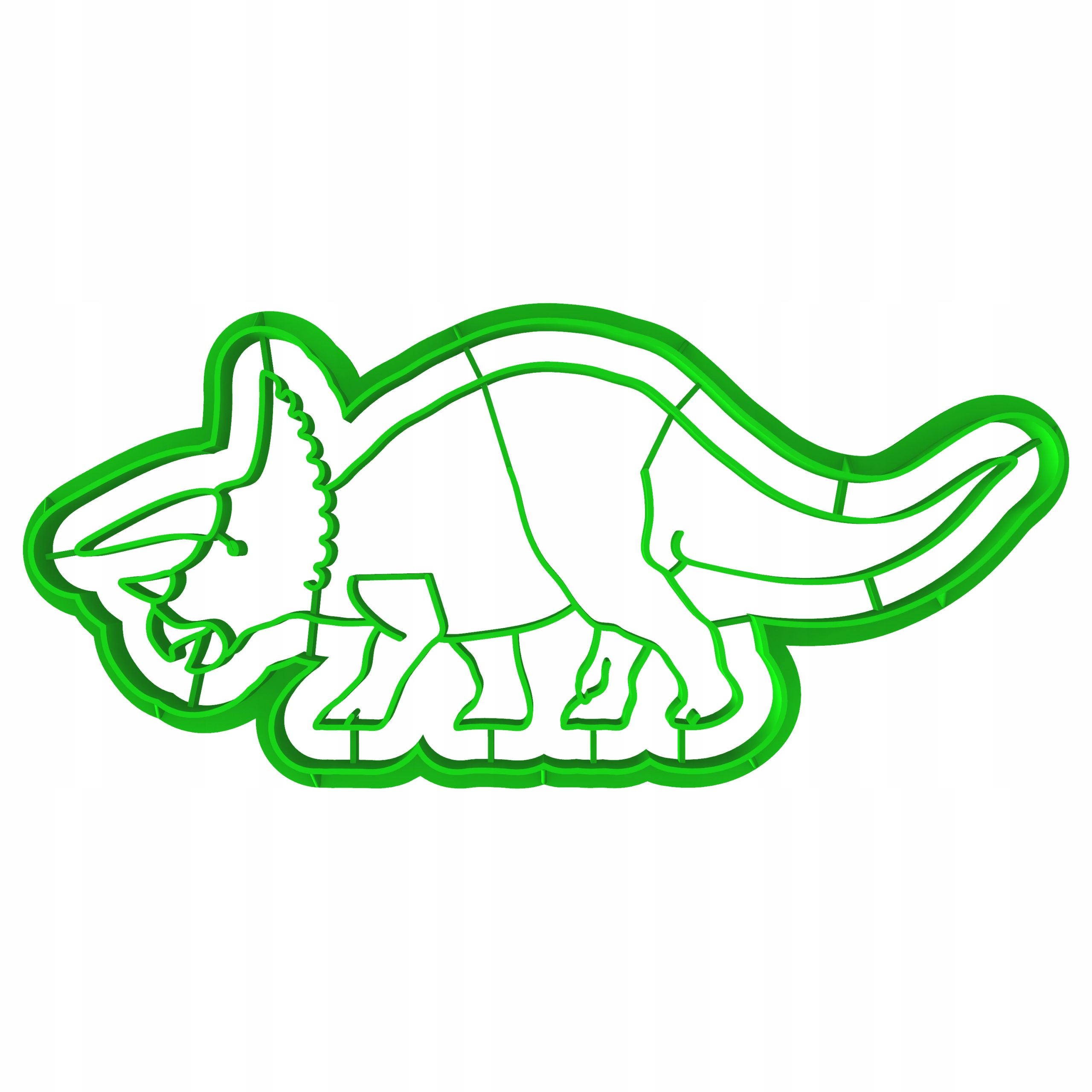 

Foremka Wykrawacz Dinozaur Triceratops 2 XL 14cm