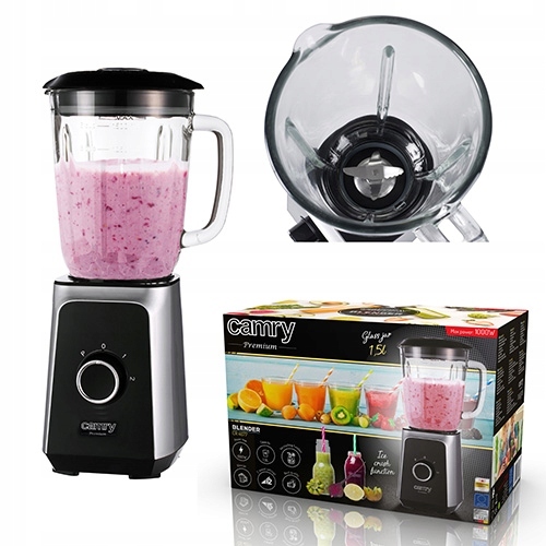 Skleněný Stolní Mixér Na Koktejly Drtí Led