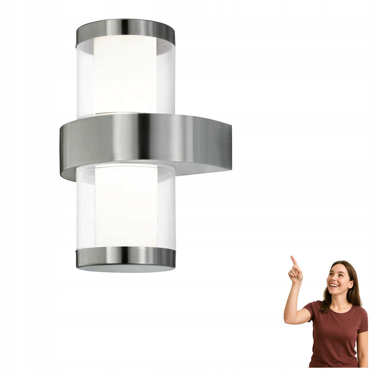 Venkovní Led nástěnné svítidlo 2x3,7W Beverly 94799 Eglo