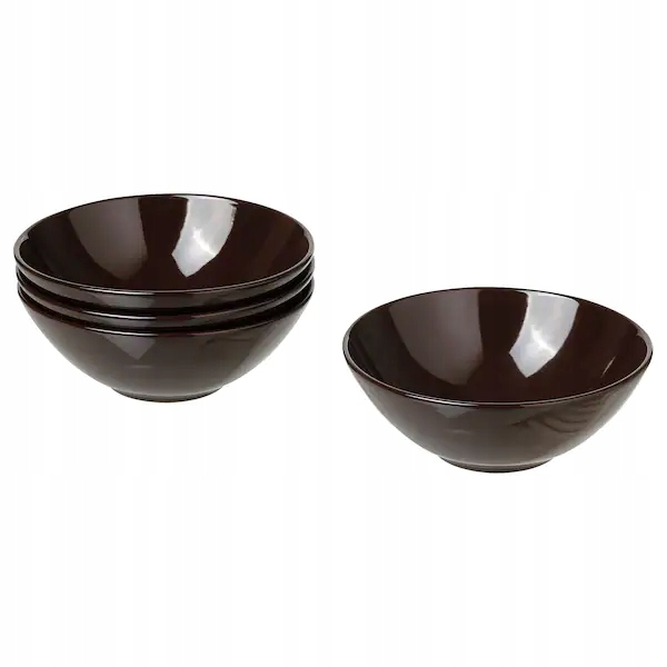 

Ikea Fargklar Miska z połyskiem brązowy 16 cm