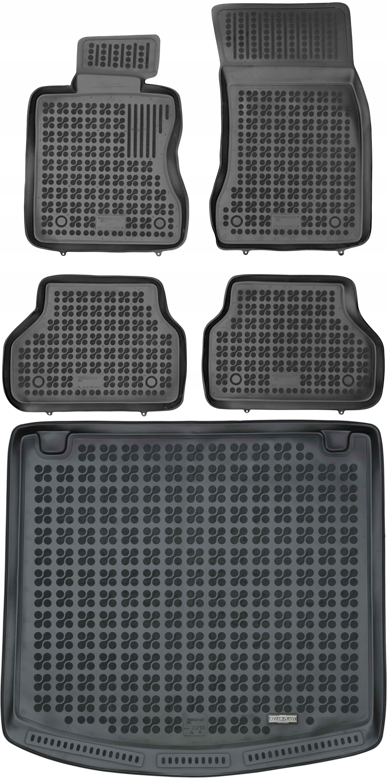 

Bmw 5 E61 Kombi 2003-2010 Korytka gumowe mata