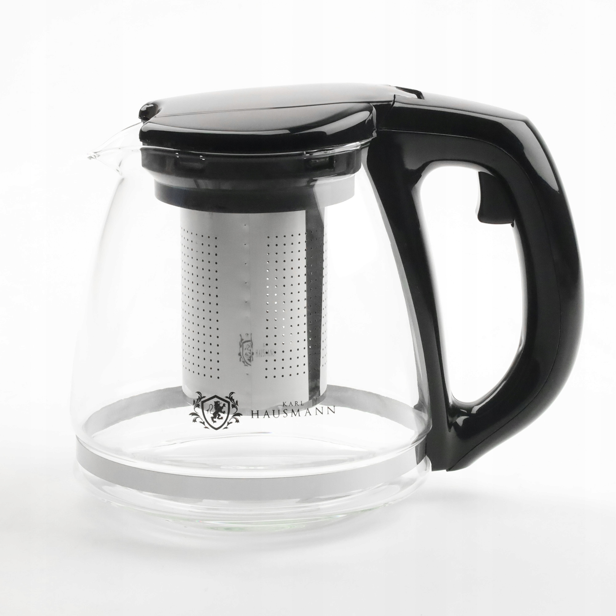 DZBANEK SZKLANY Z STALOWYM ZAPARZACZEM ZAPARZACZ DO HERBATY ZIÓŁ 1100 ML