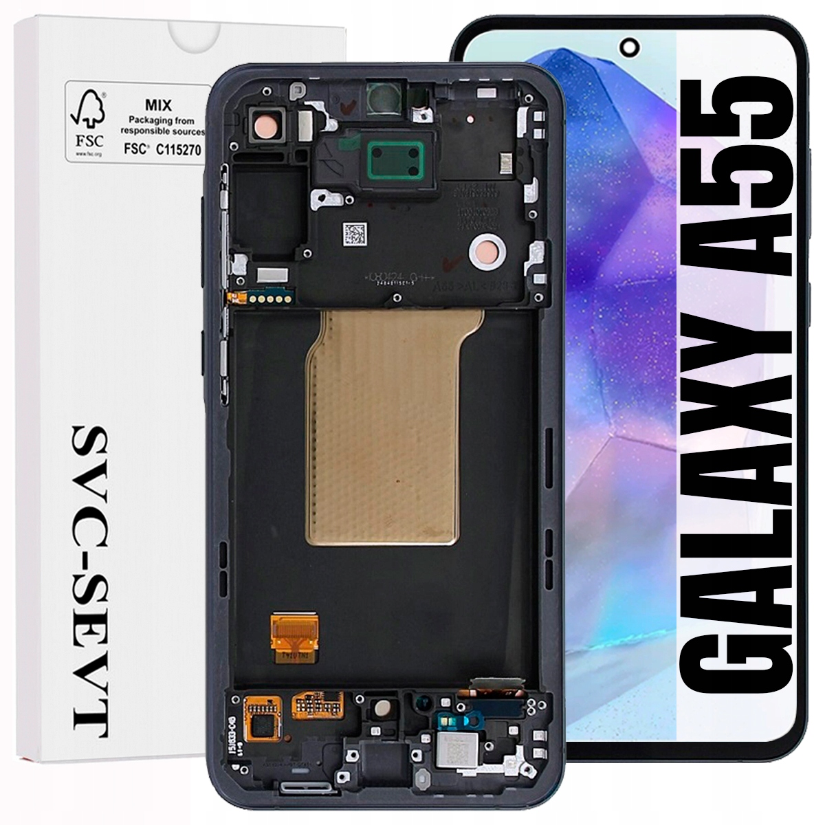 Displej Pro Samsung Galaxy A55 A556 Originální LCD Displej Rámeček