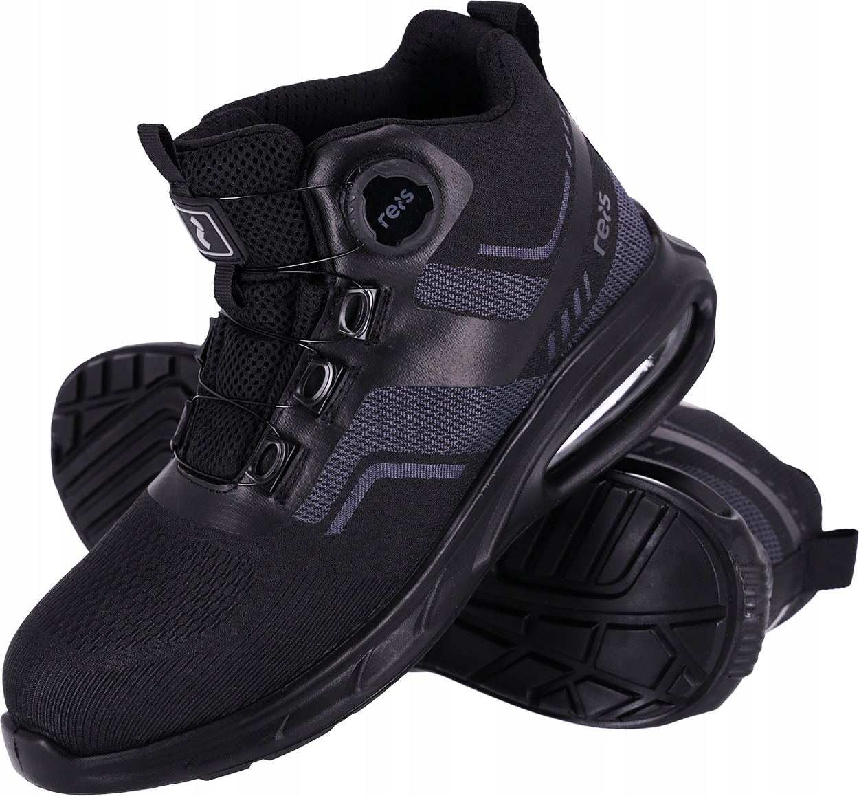 Buty Robocze trzewiki Robocze Reis Boa S1P Ochronne na pokrętło Airbag