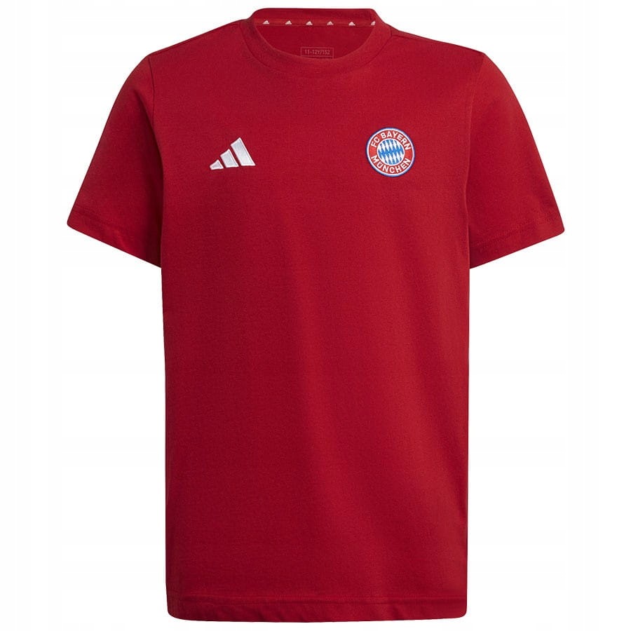 Koszulka adidas Fc Bayern Kids Tee IT4138 Czerwony, 140 CM