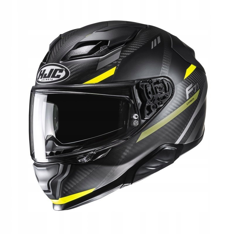 Motocyklová Prilba Hjc F71 Carbon Esira Black Yellow L