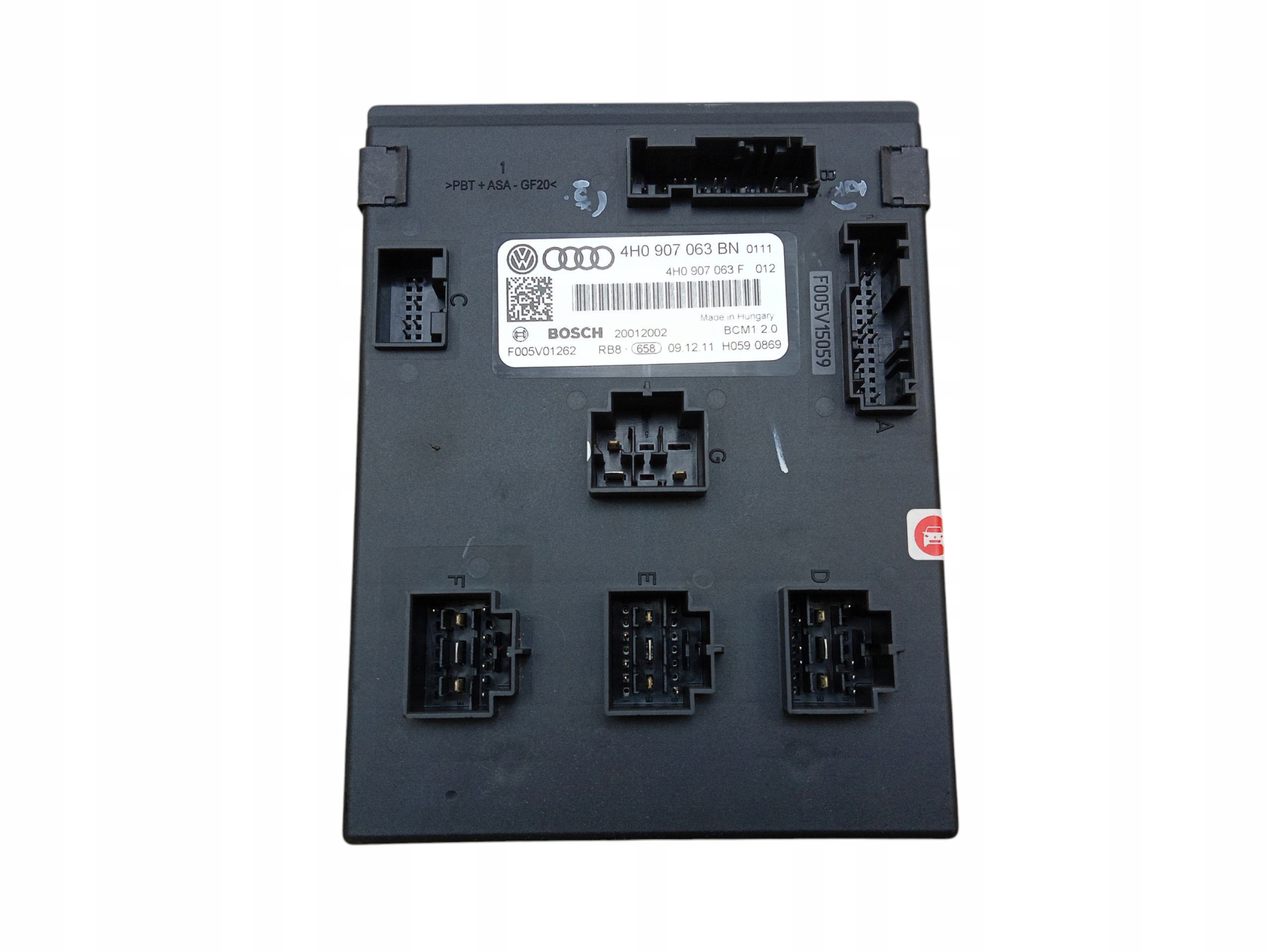 module control unit KOMFORTU BCM AUDI A6 C7 (2011-2014) 4H0907063BN