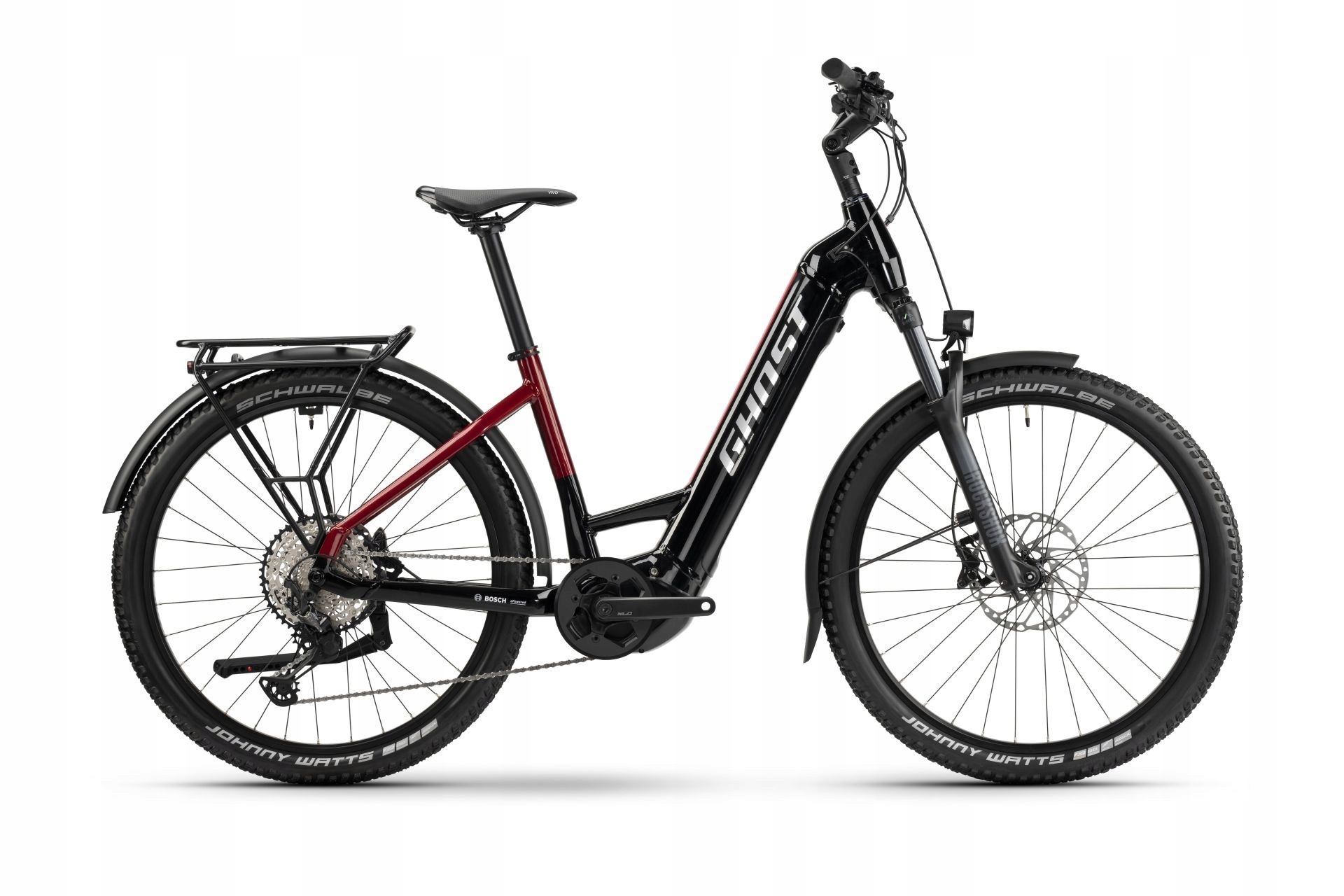 Rower Ghost E-Teru Pro Eq Low Czarny/Czerwony M