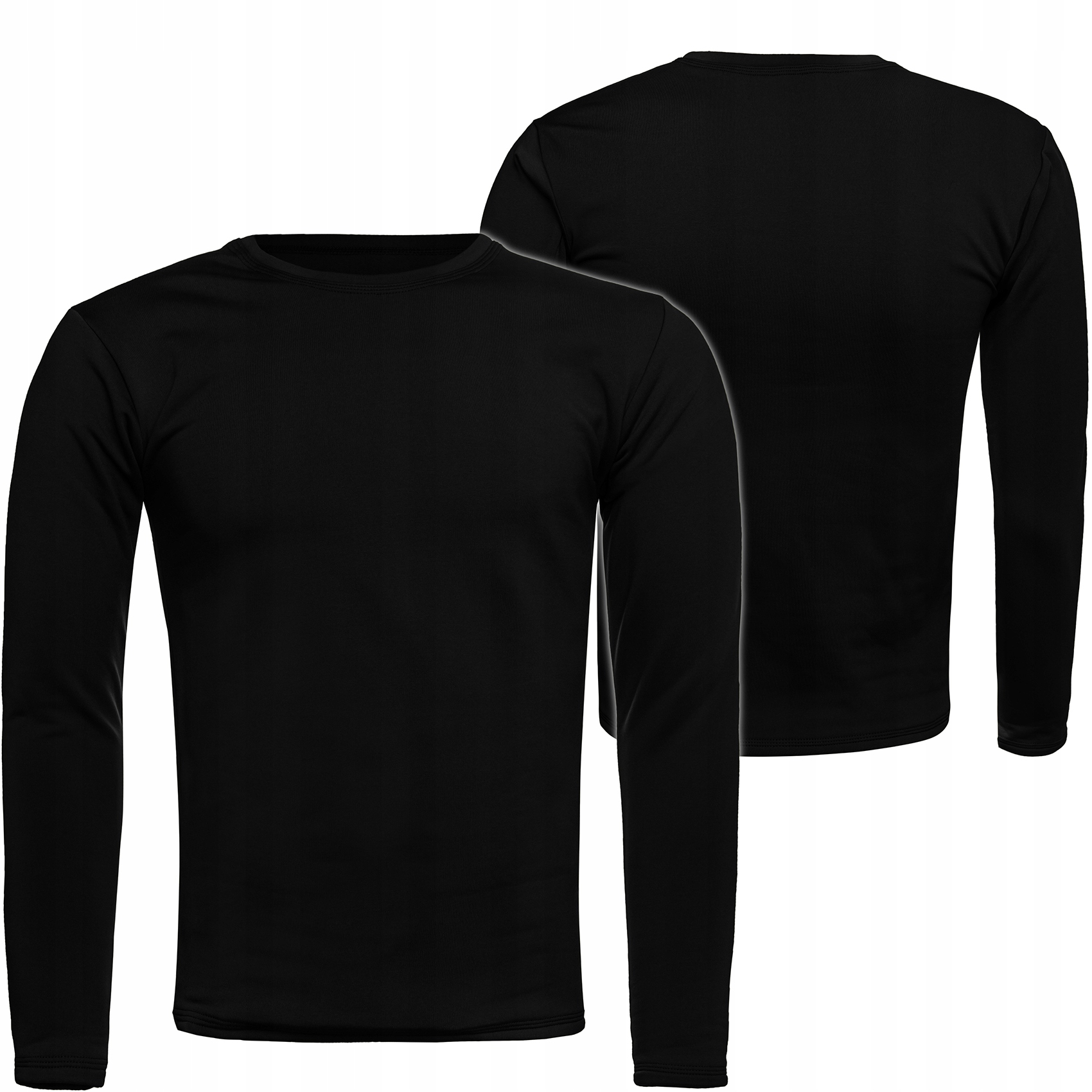 KOSZULKA TERMOAKTYWNA OCIEPLANA zimowa CZARNA M