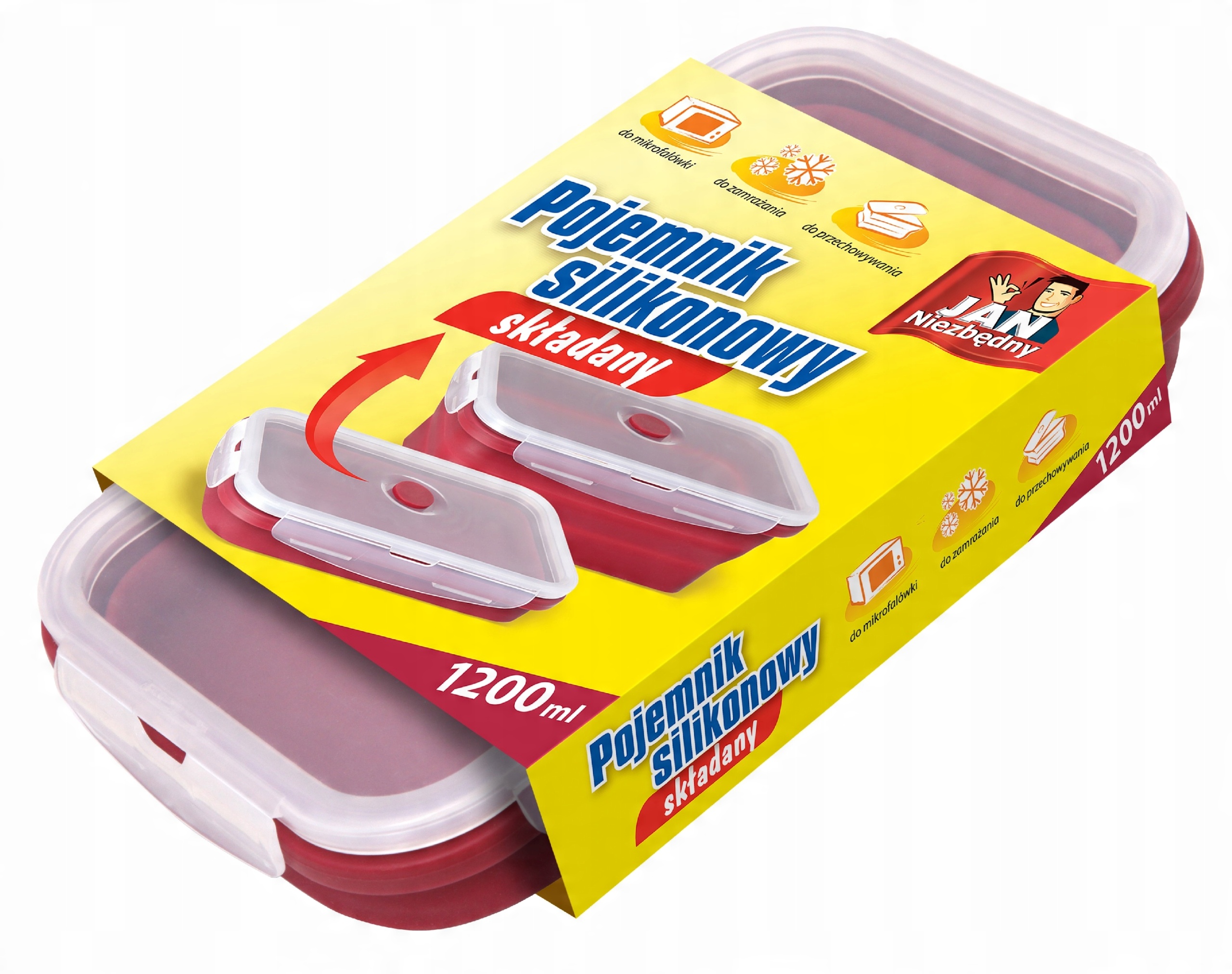 

Pojemnik Silikonowy 1200ml Jan Niezbędny