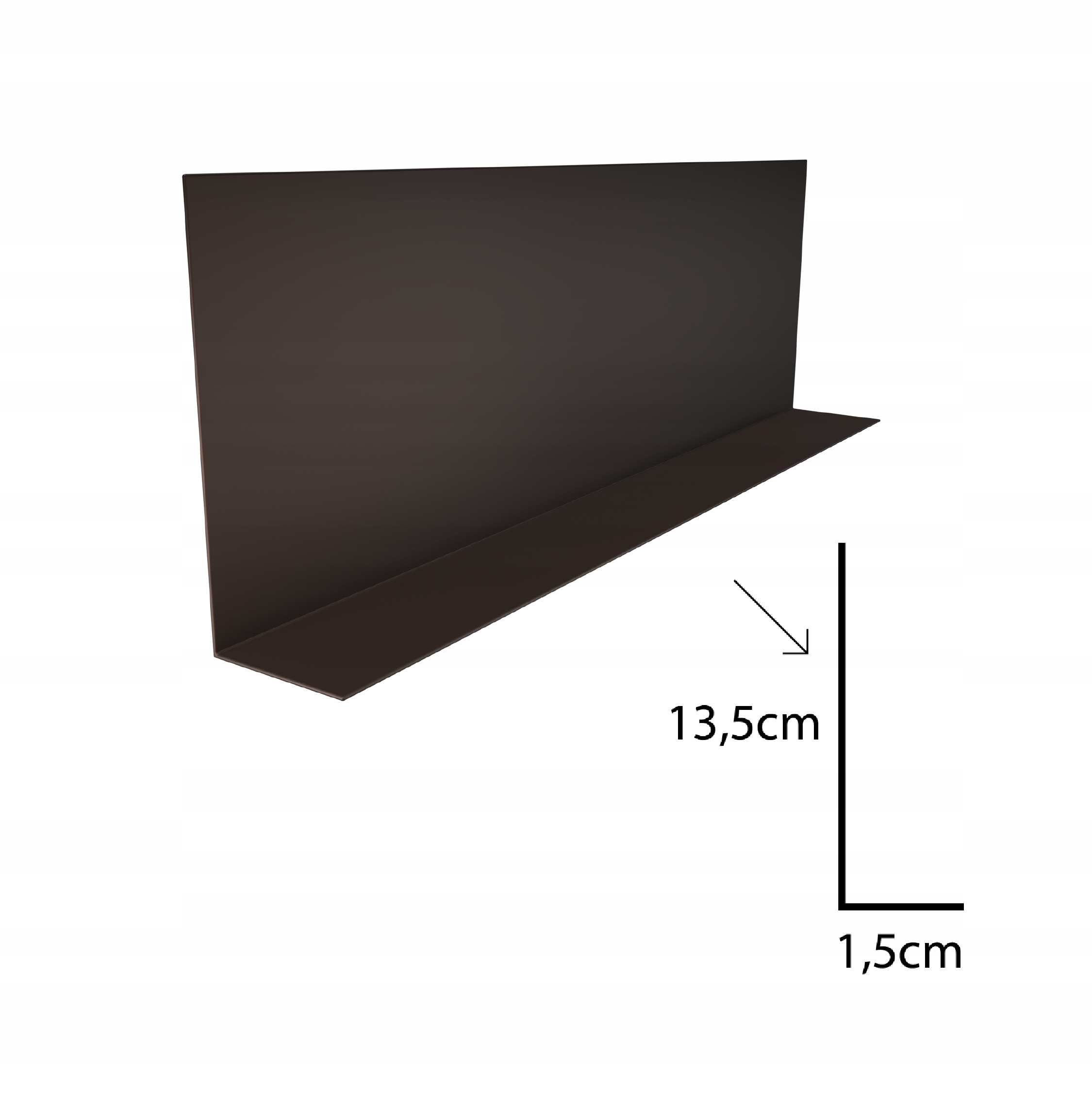 PAS PODRYNNOWY PP-P15 BRĄZ obróbki blacharskie