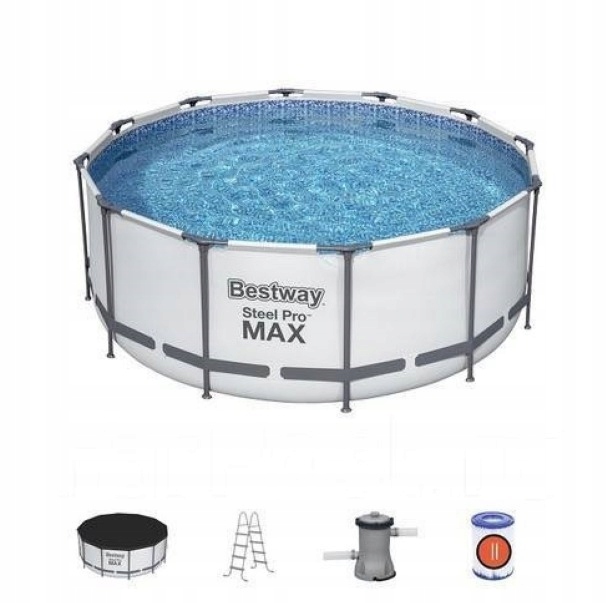 Basen Bestway 366 x 122 cm 56420 stelażowy z pompą