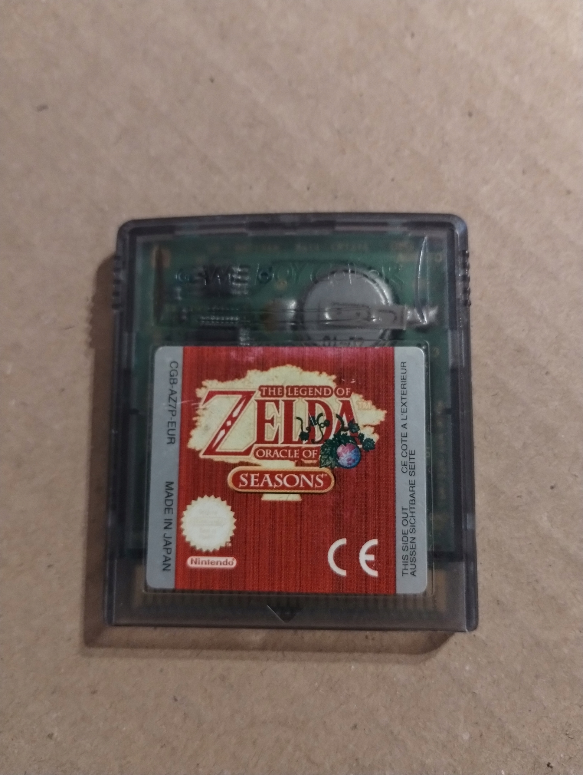Legend Of Zelda, The: Oracle Of Seasons Nintendo Game Boy Color pudełkowa