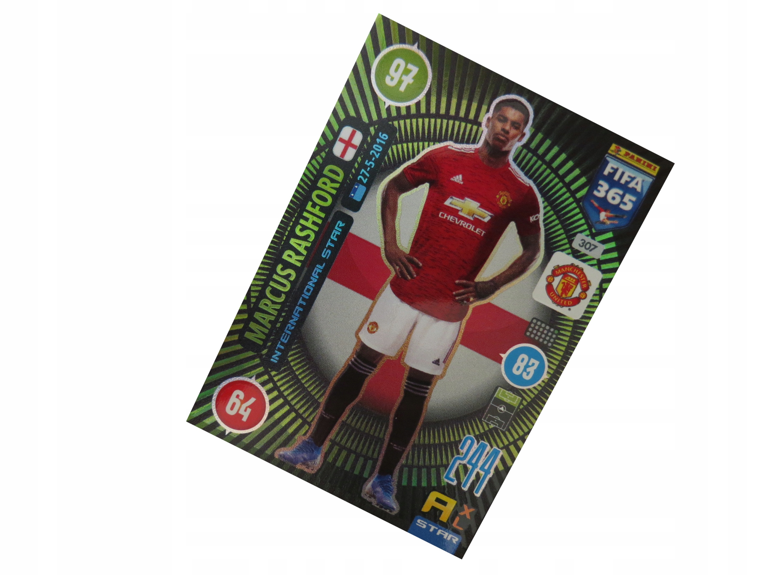Panini Fifa 365 2021 Karty Piłkarskie International Star Rashford 307 Utd
