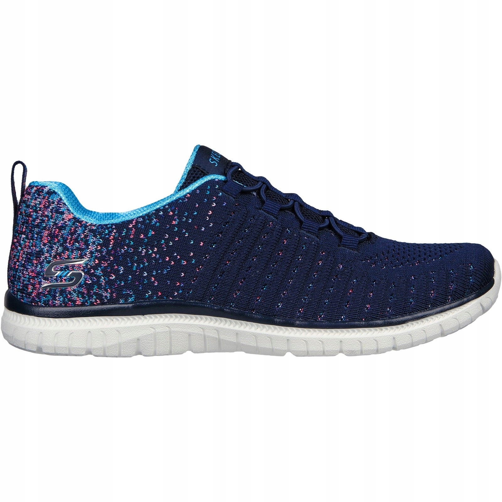 Skechers Sportovní Dámské Boty Tmavě Modré S Vícebarevnou Šňůrkou 36 6G