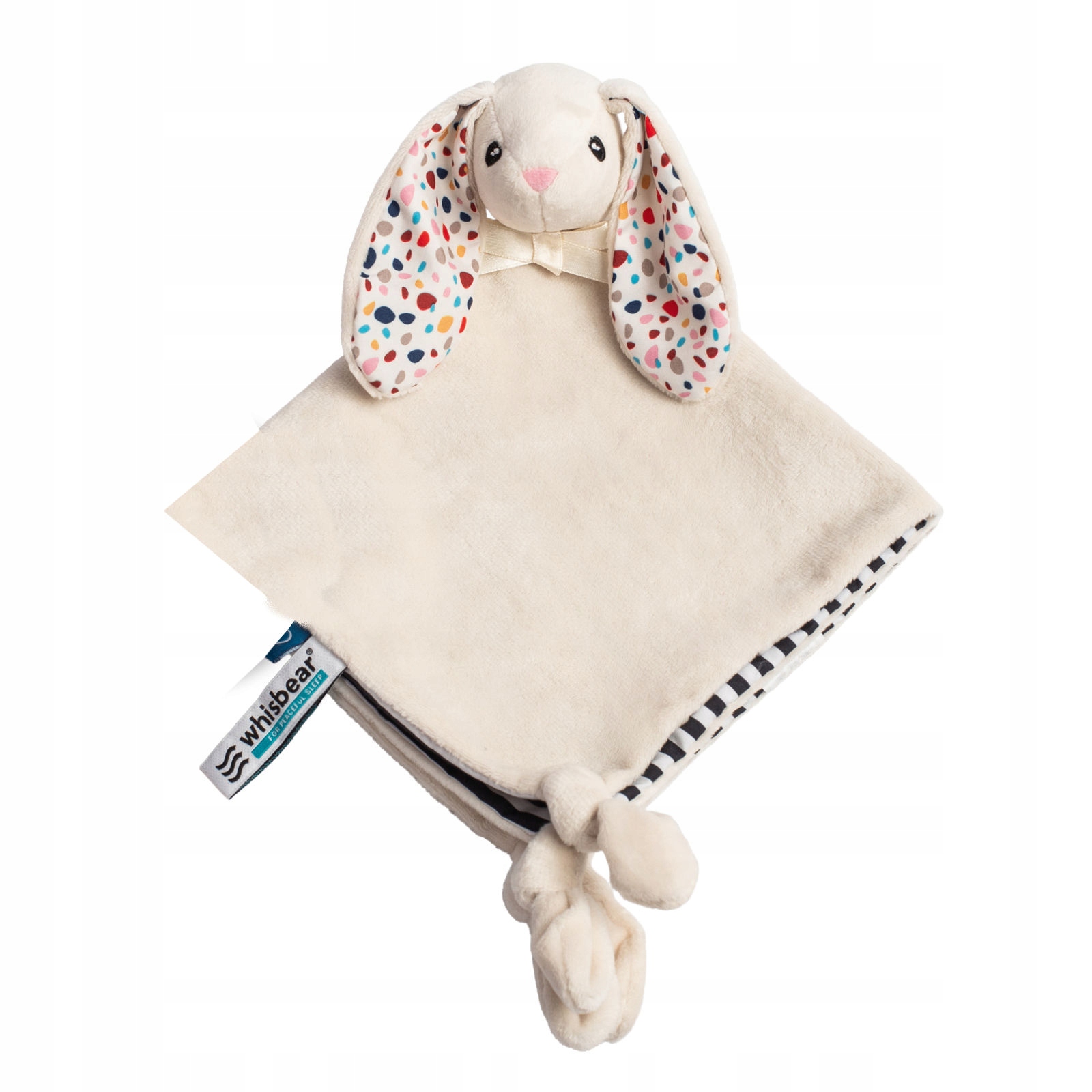 Whisbear DouDou Kocyk Przytulanka Króliczek biały