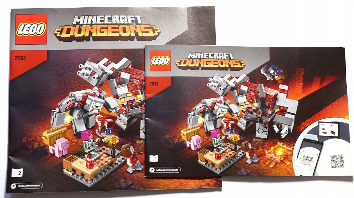 LEGO INSTRUKCJA MINECRAFT 21163 Bitwa o kamień