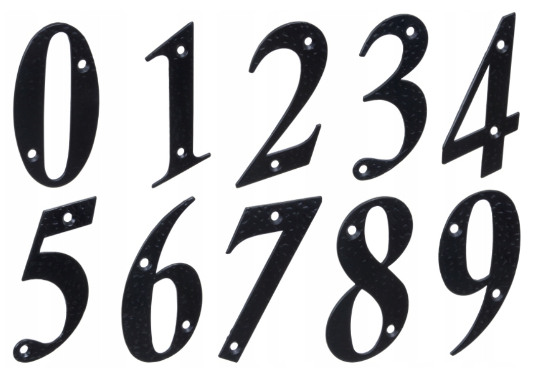 CYFRA METALOWA PRZYKRĘCANA RETRO 10 cm '2' EAN (GTIN) 8413023098596