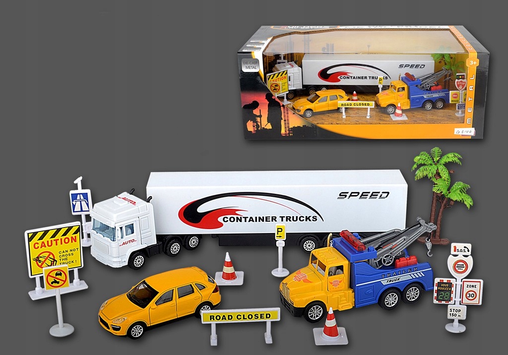 CIEŻARÓWKA Z NACZEPĄ TIR HOLOWNIK DŹWIG BUDOWA Kod producenta GZ3144C