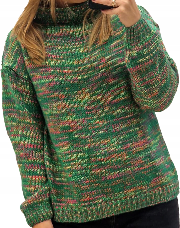 Dámský svetr Svetr Měkký Barvy Dlouhý rukáv vel. 48