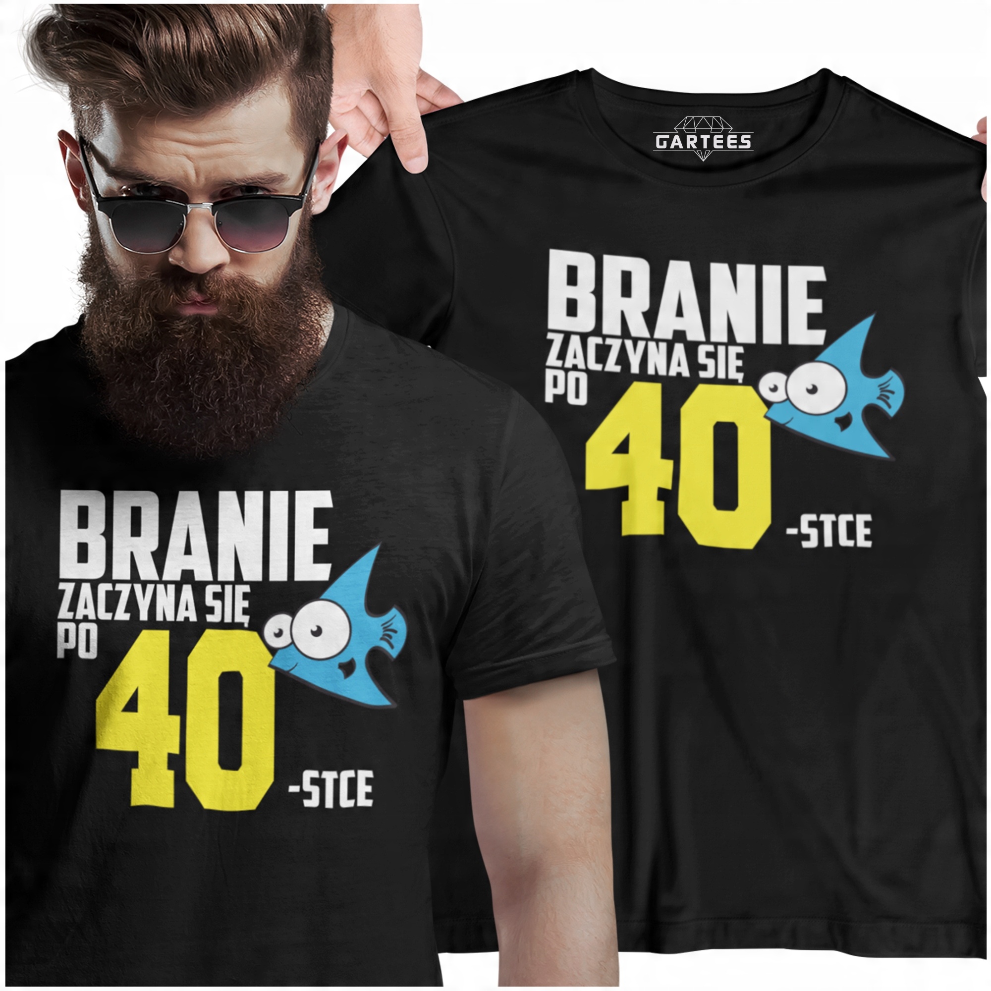 

T-shirt Dla Niego Urodziny 40 Branie Zaczyna Się