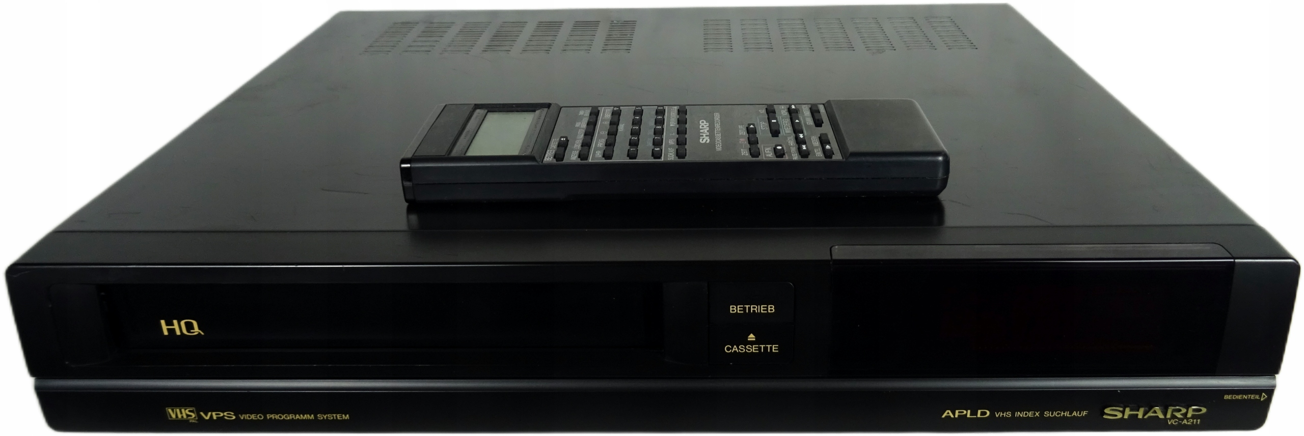 Magnetowid Sharp VC-A211 HQ | Pilot LCD | Made in Japan | Sprawny VHS