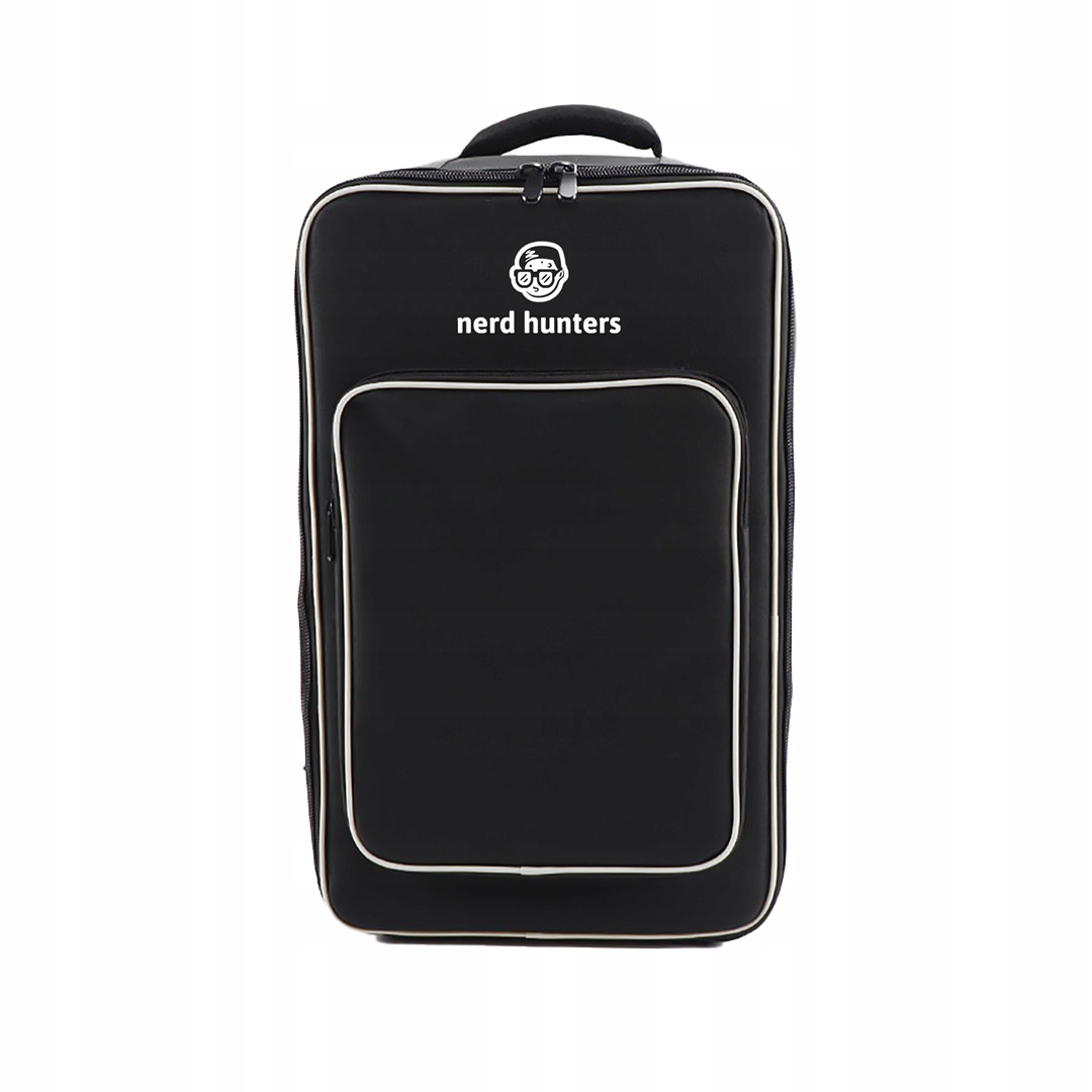 Czarny plecak na gry planszowe od nerd hunters