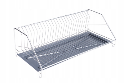 

Suszarka do naczyń z rynienką 50 cm srebrny