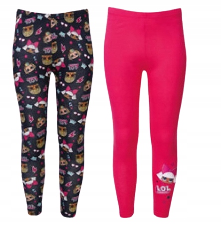 1358 Legginsy dziewczęce 2pak LOL SURPRISE 98/104