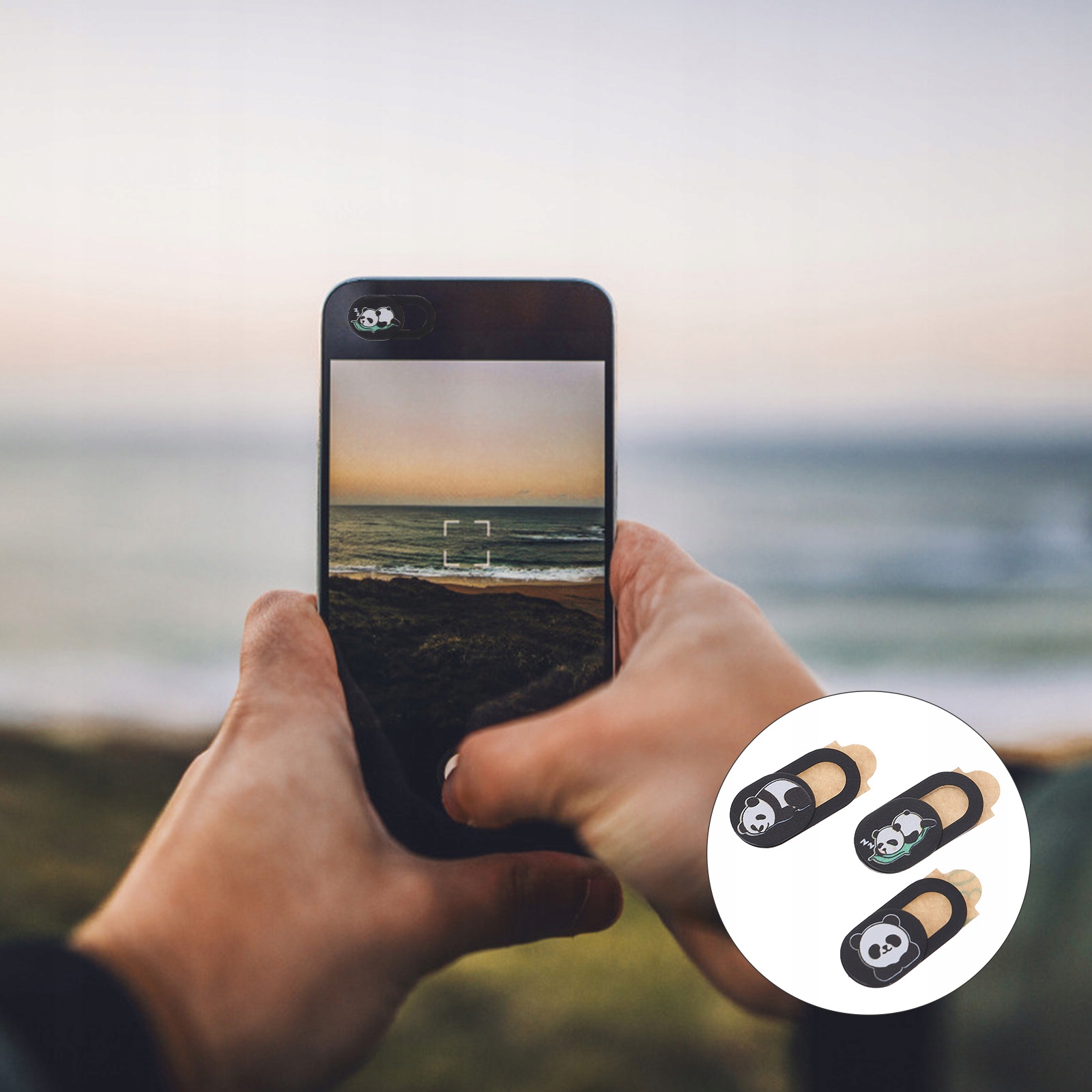 NAKLEJKA OCHRONNA KAMERY INTERNETOWEJ NA TELEFON Marka bez marki