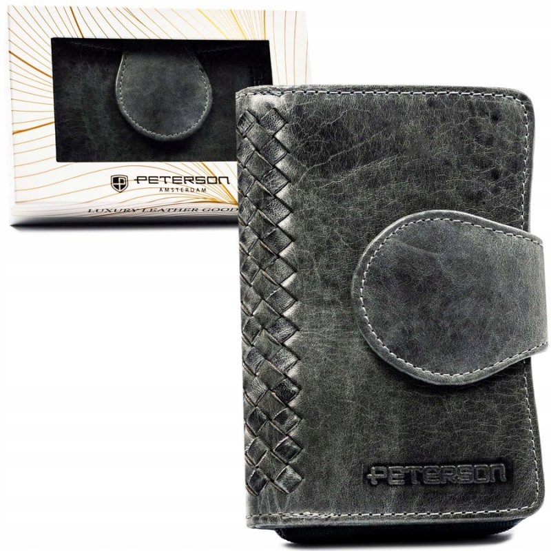Exkluzivní dámská peněženka z přírodní stínované kůže Peterson