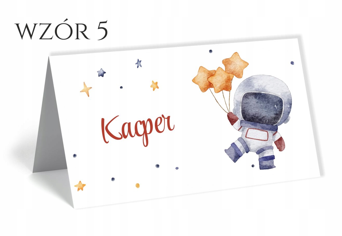 Winietki na stół URODZINY personalizacja 10 wzorów Szerokość produktu 92 cm