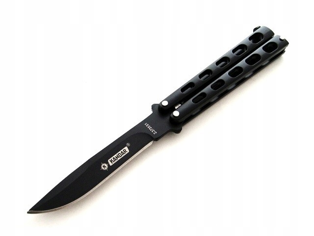 Nóż motylkowy Dark Balisong motylek jak 02060