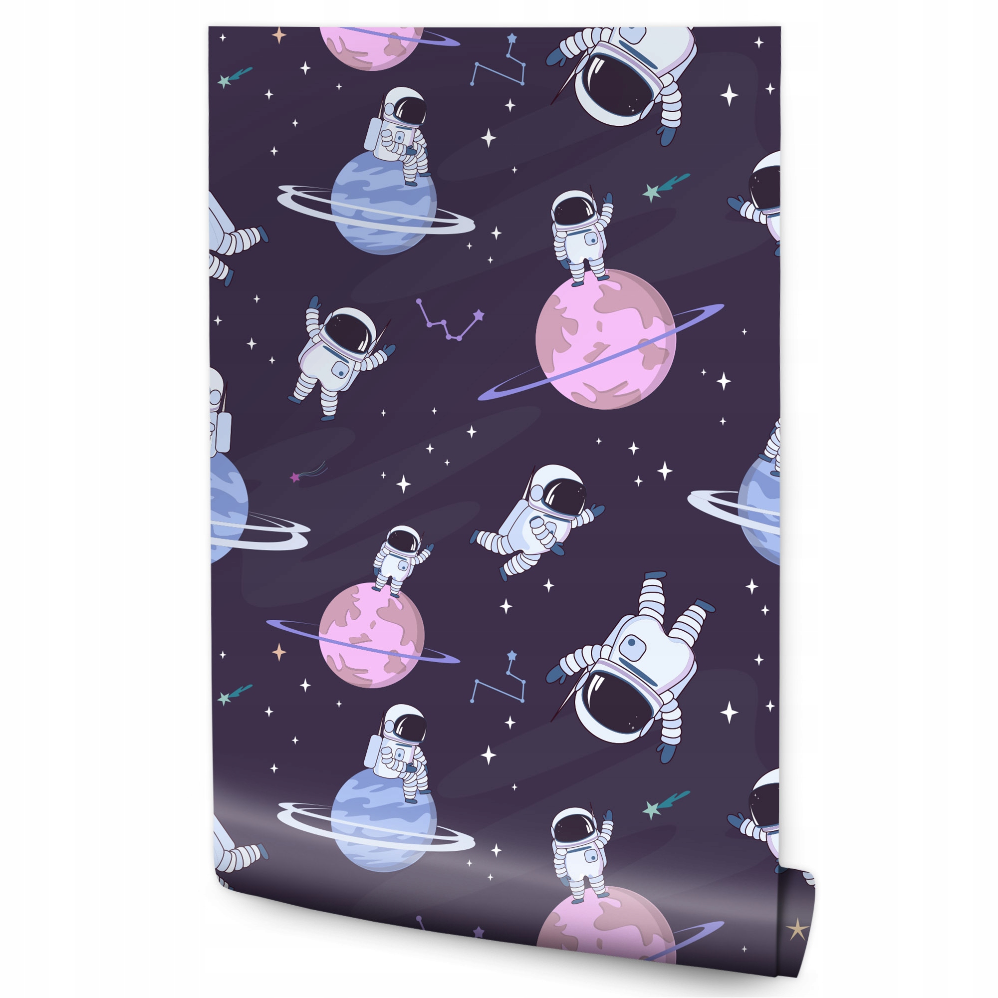 Tapeta do dětského pokoje kosmos astronauti