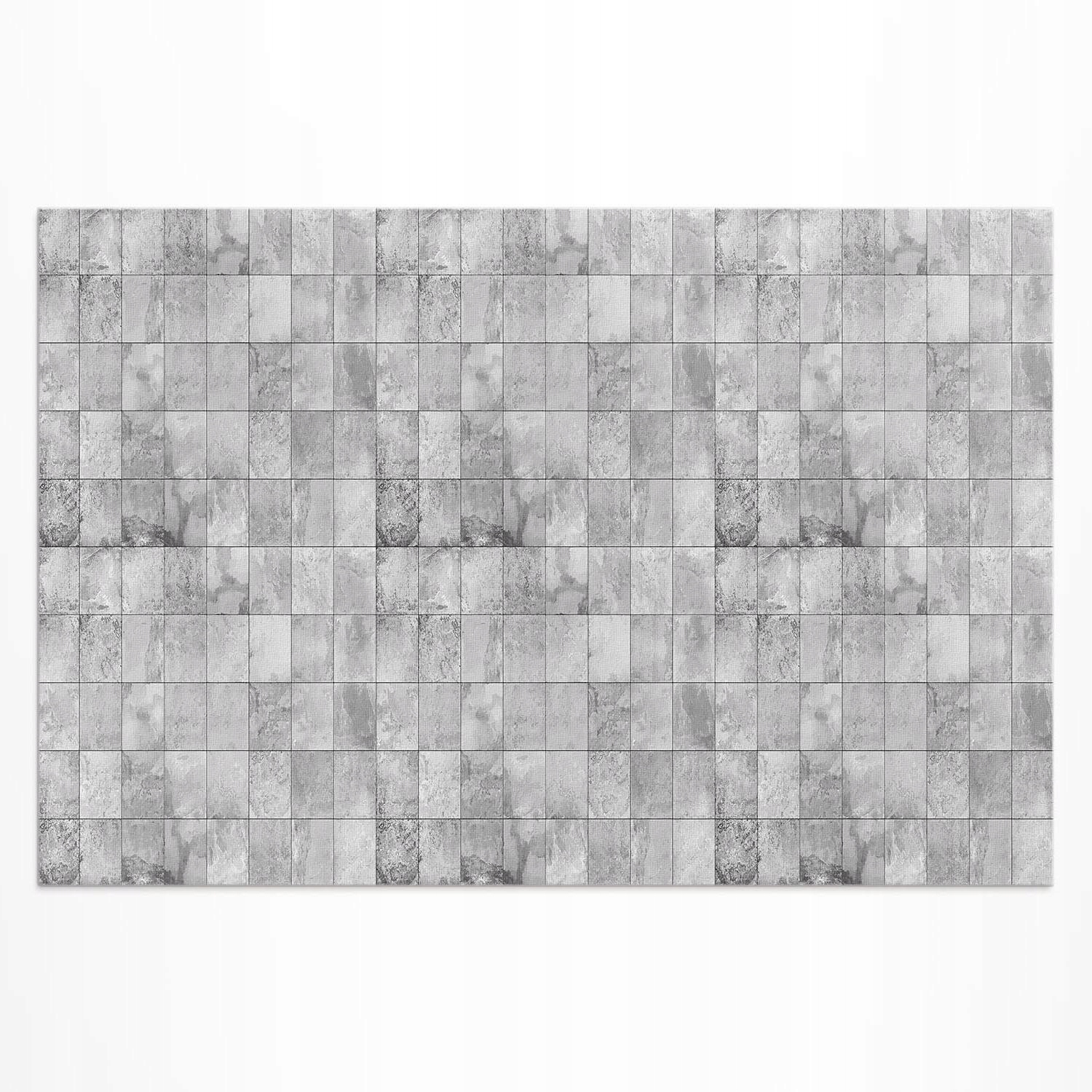 Vinylový Koberec Na Patio Světlé kamenné dlaždice, industriální dlaždice, 60 x 90 cm