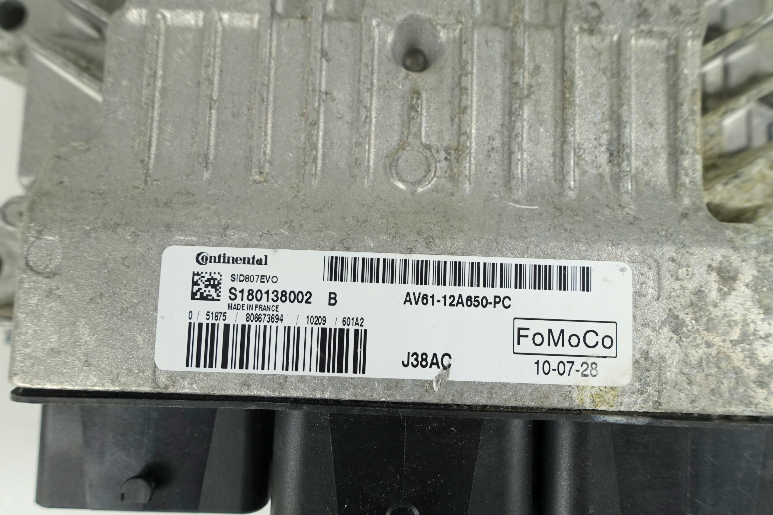 computer MAZDA 3 III BL 1.6 D 1.6D AV61-12A650-PC S180138002B SID807EVO