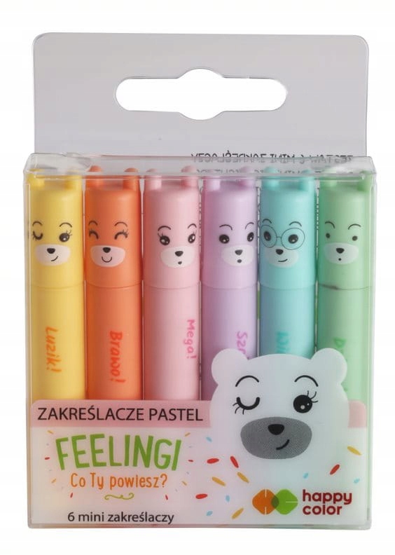

Zakreślacze Mini Feelingi Pastelowe