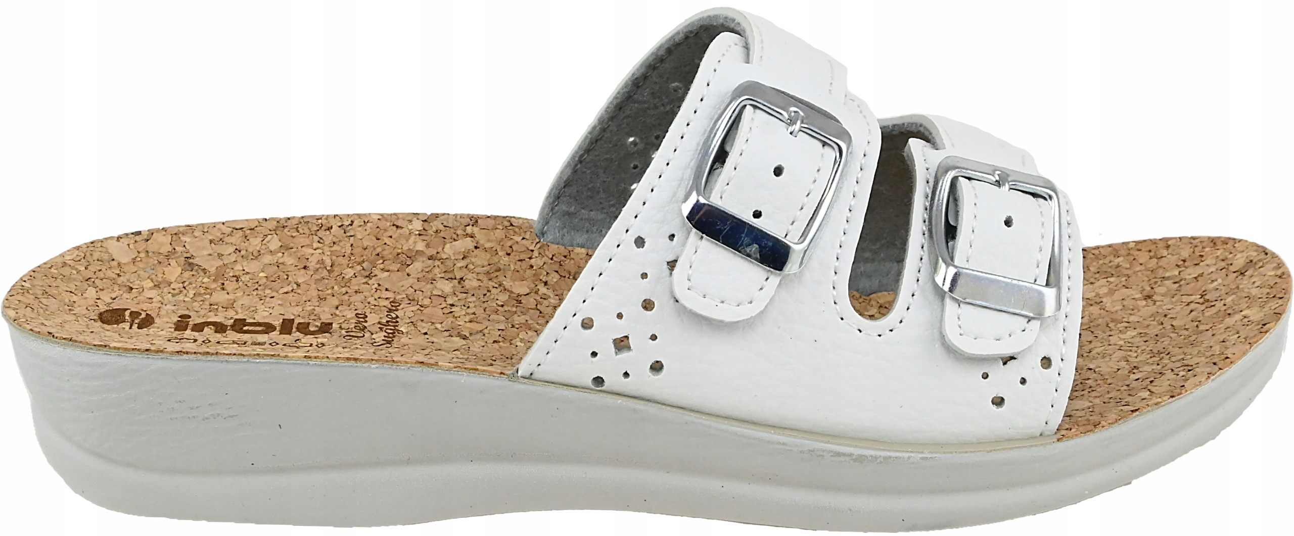 

Inblu Vr 07 Klapki Zdrowotne Damskie Białe r.38