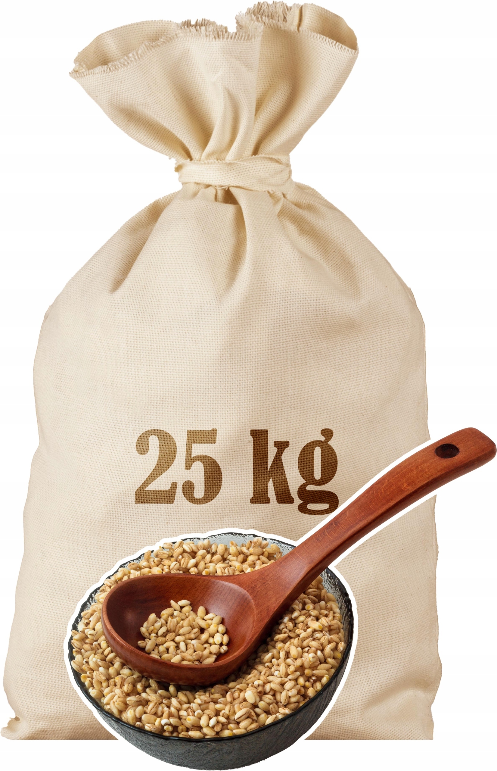 Levně Ječmenná Kaše 25KG přírodní Sáček