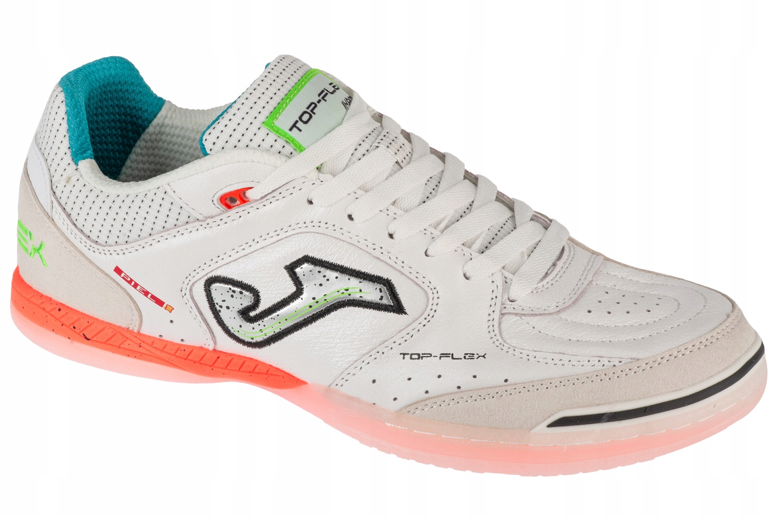 Joma Top Flex 2532 In [43] Pánské kožené halové boty, bílé