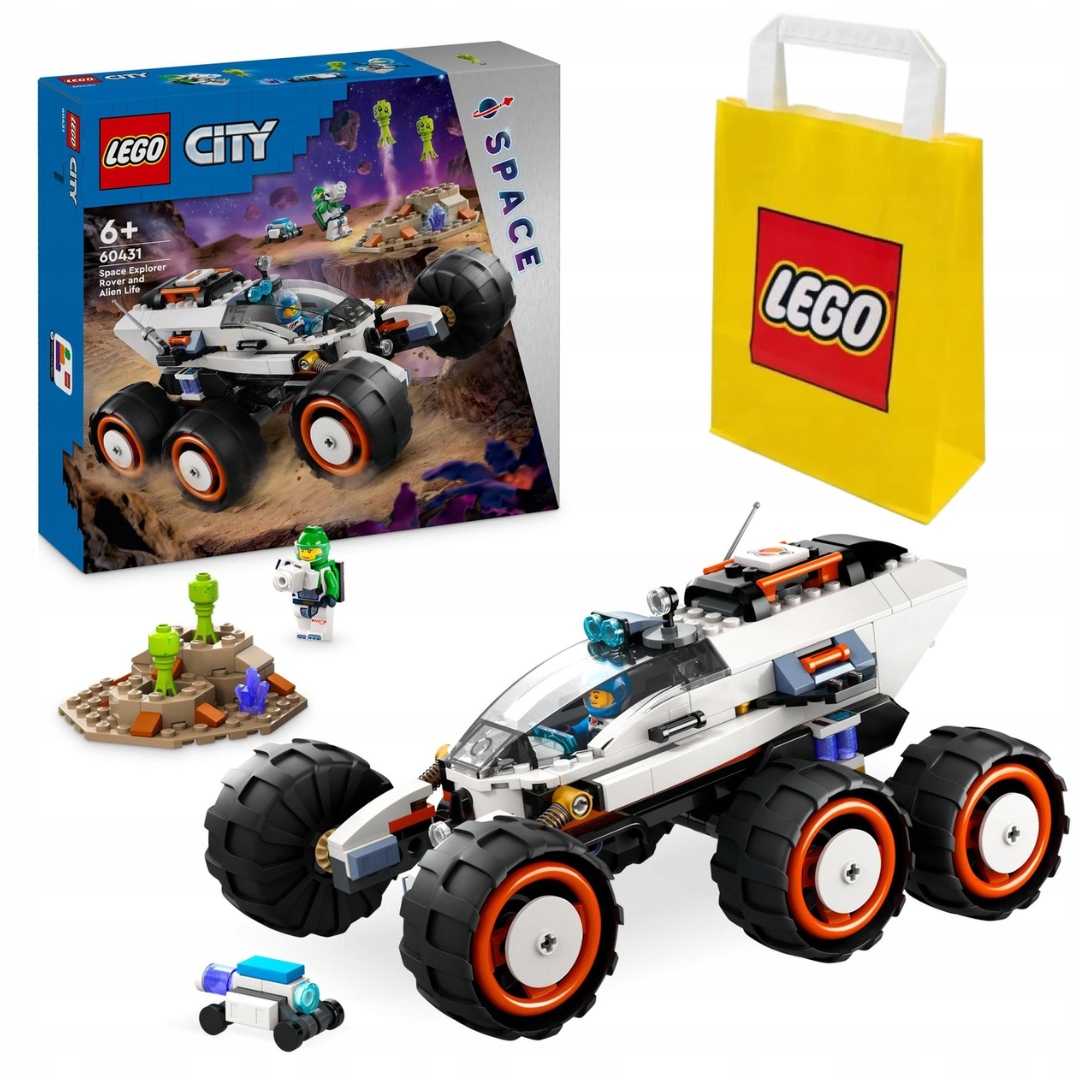 Lego City Vesmírné vozidlo 60431 Vesmírné vozítko 2 Figurky Robot Mimozemšťané