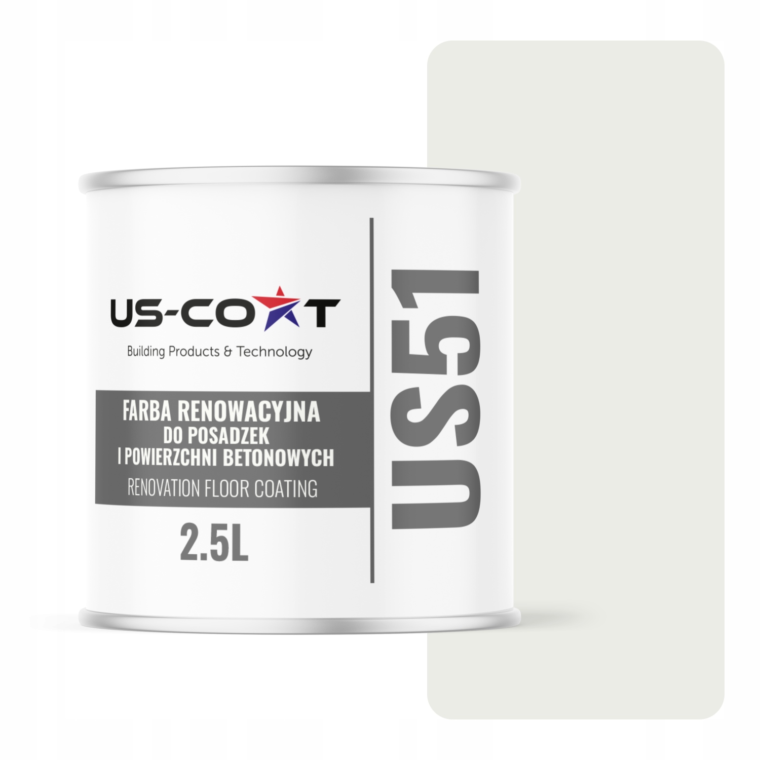Farba Na Renováciu Podláh Betón Garáž Biela Signálna RAL9003 Lesk 2,5 L