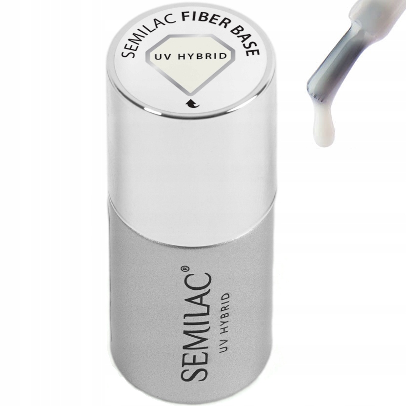 Semilac BAZA FIBER do lakieru hybrydowego mleczna 7ml Marka Semilac