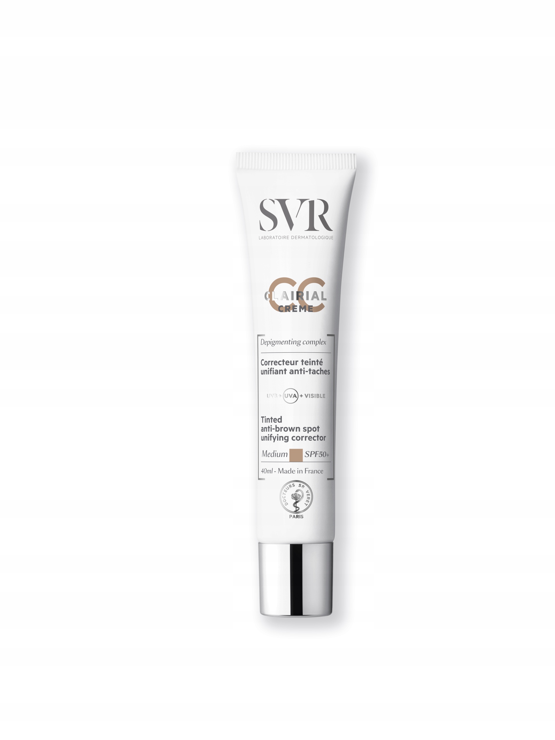 Svr Clairial CC Medium Spf 50 Krem CC dla cery z przebarwieniami 40 ml