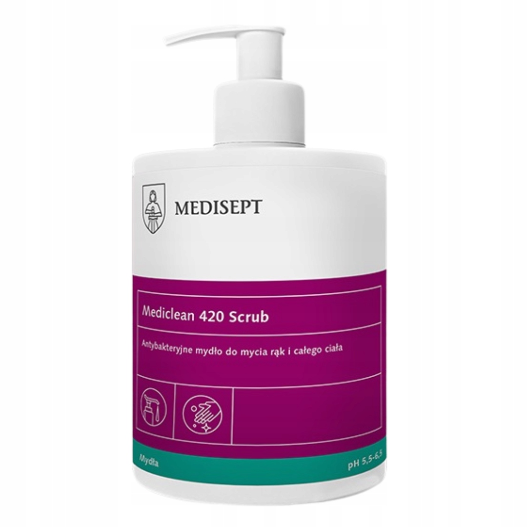 

Mydło W Płynie Antybakteryjne Medisept Scrub 500ML