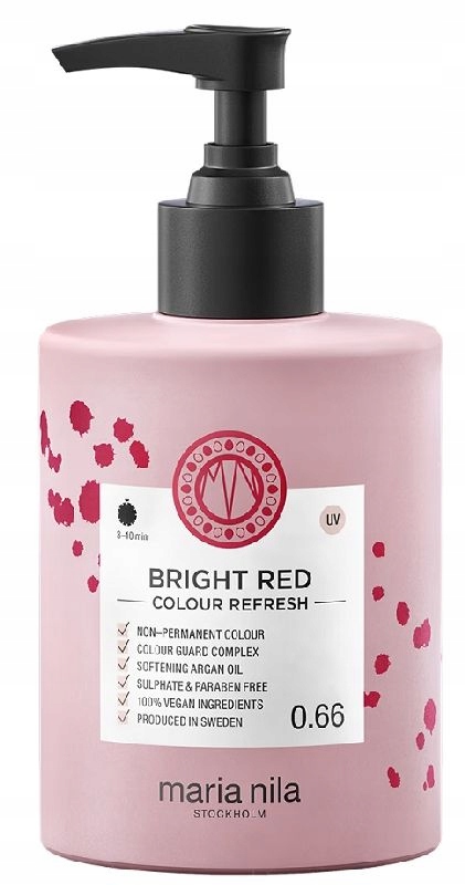 Maria Nila Colour Refresh Bright Red 0.66 Kolorizační Maska Na Vlasy