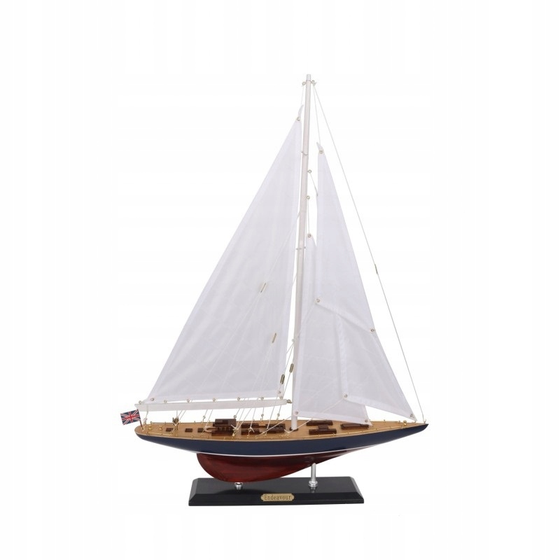 Model repliky jachty Endeavour Výška 70 cm End