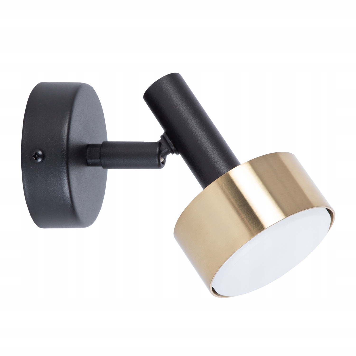 Nástěnná lampa Stamp Sigma Lighting Černá-Zlatá Pohyblivý reflektor